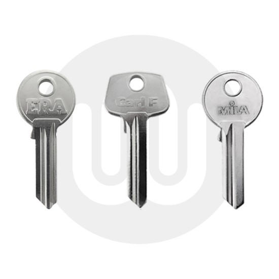 Standard Half Euro Cylinder Key Blanks - Pack of 10