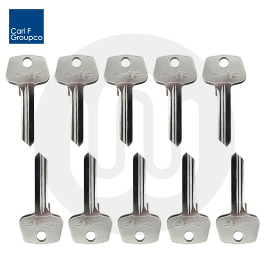 Standard Half Euro Cylinder Key Blanks - Pack of 10