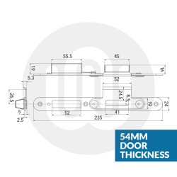 WinkHaus AV2 Keep Set for Timber Doors 