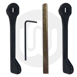 Pair of Patio Levers 5mm with Spindle