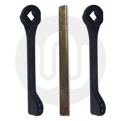 Patio Levers 7mm with Spindle - SCAL Lever Set