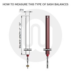 Alumatilt Spiral Tilt & Slide Sash Balances