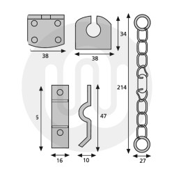 ERA Timber Door Chain 