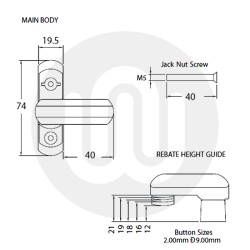 Sash Jammer Kit - Locking