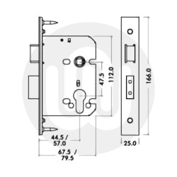 Oval Sashlock