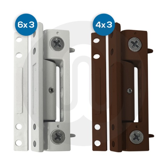 30x Mixed Flat or Angled All-In-One Standard Butt Hinges 100mm