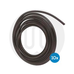 10x Mixed Popular Gaskets in Black Individually Bagged 