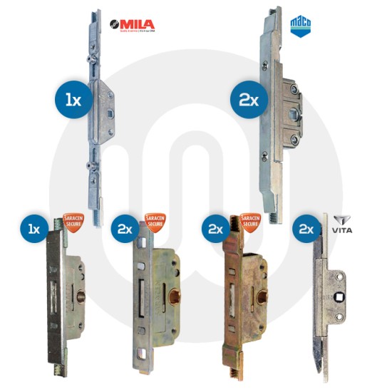 10x Mixed Window Gearboxes