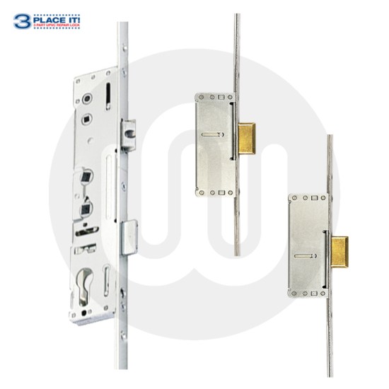 Safeware Style 3PLACEIT Double Spindle Lock - 2 Deadbolt