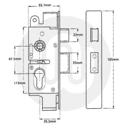 Union Everest Lock Case Small