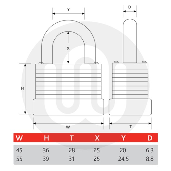 ERA High Security Laminated Padlock - OBSOLETE