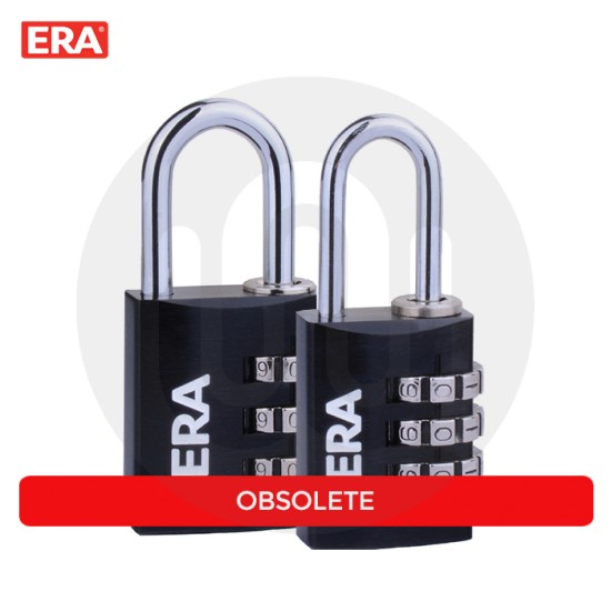 ERA Black Combination Padlock - OBSOLETE