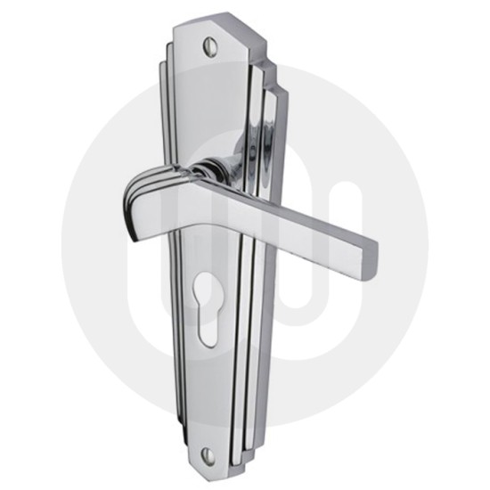 Art Deco Style Euro Profile Door Handle