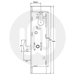 Euro Cylinder Swing Hookbolt