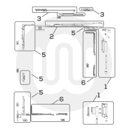 Siegenia ALU 5200 (LM 5200) Full Tilt & Turn System (Face Fix)