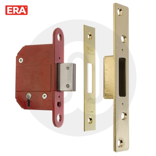 ERA Fortress British Standard 5 Lever Deadbolt - Keyed Alike ERA Fortress British Standard 5 Lever Deadbolt - Keyed Alike