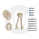 ERA Fortress British Standard 5 Lever Deadbolt - Keyed Alike ERA Fortress British Standard 5 Lever Deadbolt - Keyed Alike