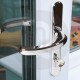 Simplefit by Fab & Fix Kensington Easy Lift Inline Lever/Lever 92PZ/92PZ Door Handle - Medium Cover (250BP/215CRS)