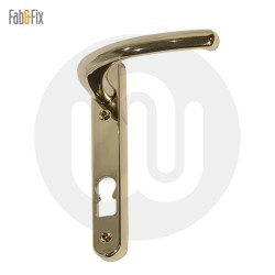 Simplefit by Fab & Fix Windsor Invincible Inline Lever/Lever 92PZ/92PZ Door Handle - Standard Cover (206BP/122CRS)