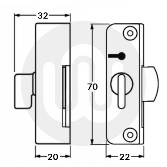 Yale 8K100 Window Lock