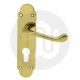 Victorian Upturned Door Handle - Euro