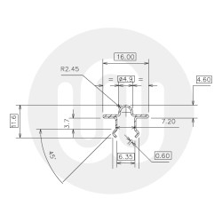 Epwin/Profile 22 16mm Snap in Patio Track & Slimline Patio Rollers Set