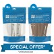 SPECIAL OFFER! 10x Packs of 3 Simplefit Flat or Angled All-In-One Standard Butt Hinges 100mm