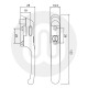 Simplefit by Fab & Fix Craftsman Casement Fastener Locking