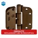 Maco Pro Door T80C 3D Adjustable Hinge for Timber & Composite Doors (Pack of 3)