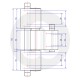 Simplefit 3 Part Aluminium Door Hinge Simplefit 3 Part Aluminium Door Hinge