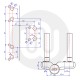 Simplefit 3 Part Aluminium Door Hinge Simplefit 3 Part Aluminium Door Hinge
