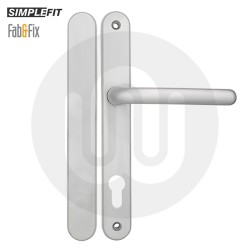 Simplefit by Fab & Fix Sprung 92PZ Door Handle Blanks with Blind Plate - Medium Cover (243BP/211CRS)