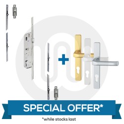 SPECIAL OFFER! Ferco Style 3PLACEIT Lock (2 Roller 2 Mushroom / 4 Roller) with Handle & Keeps