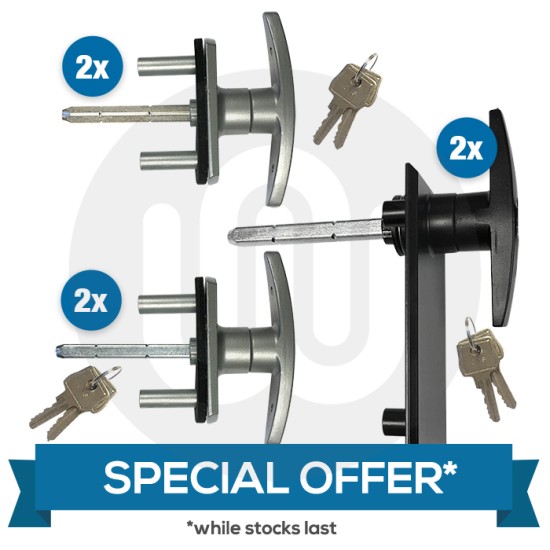 SPECIAL OFFER! 6x Popular Garage Door Locking Handles