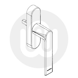 Schüco (Schueco) 269559/269560 Peg Handle – Non-Locking