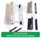 Schlegel Style Metal Patio Door Handle With Built-In Levers