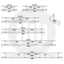 Mila Ideal Offset U-Rail Espag Rod 