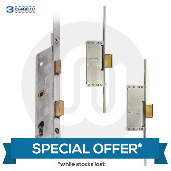 SPECIAL OFFER! Fullex SL16 Style 3PLACEIT Lock - 3 Deadbolt, 35mm Backset