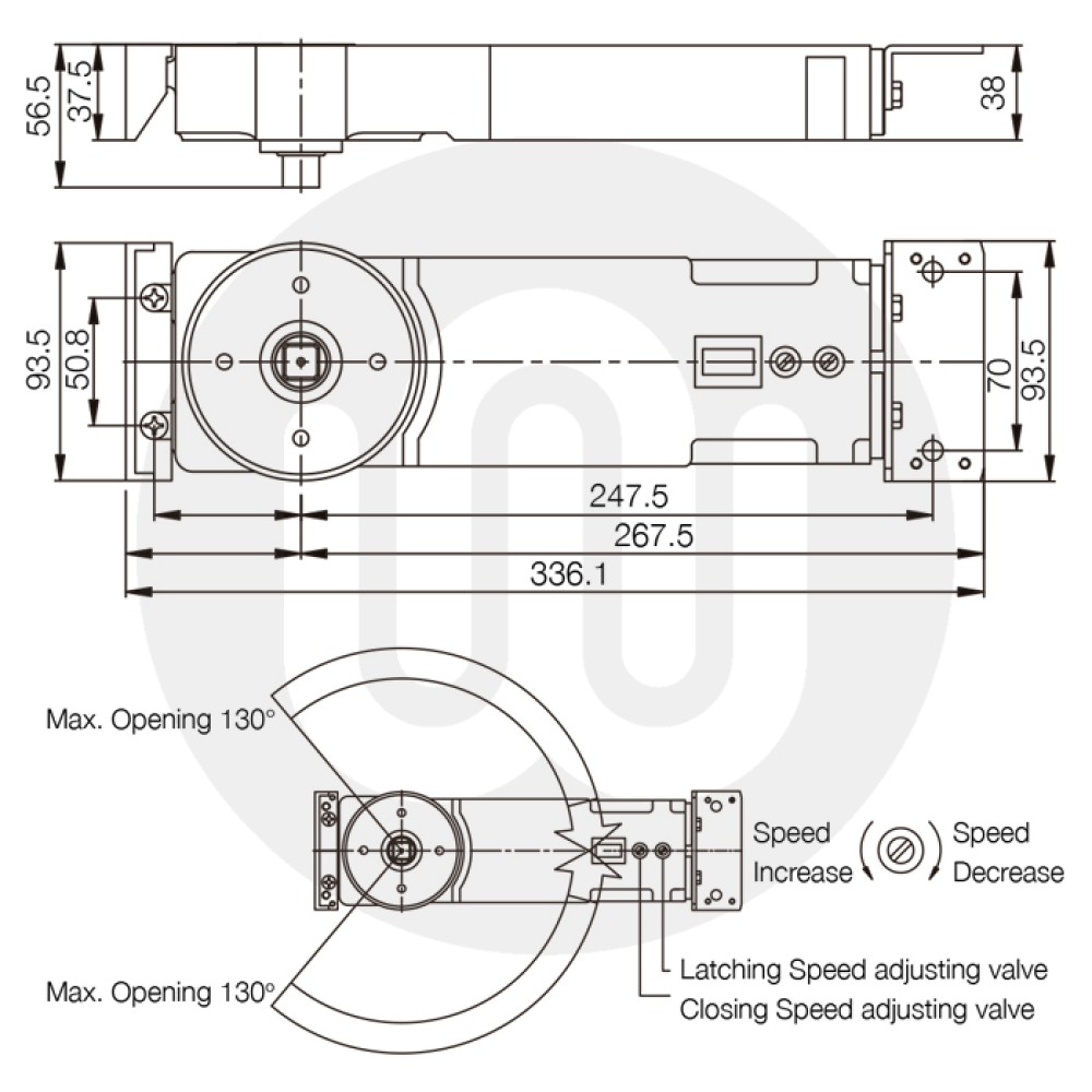 Simplefit Transom Closer