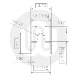 Rehau 13.4mm Patio Track