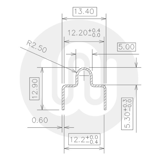 Rehau 13.4mm Patio Track