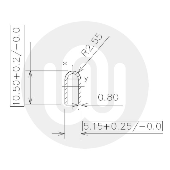 Steel Push-In Patio Track for Bi-Folding Doors