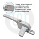 OUR LOWEST PRICE YET! 10x Simplefit Handlejammer Security Repair Window Handles