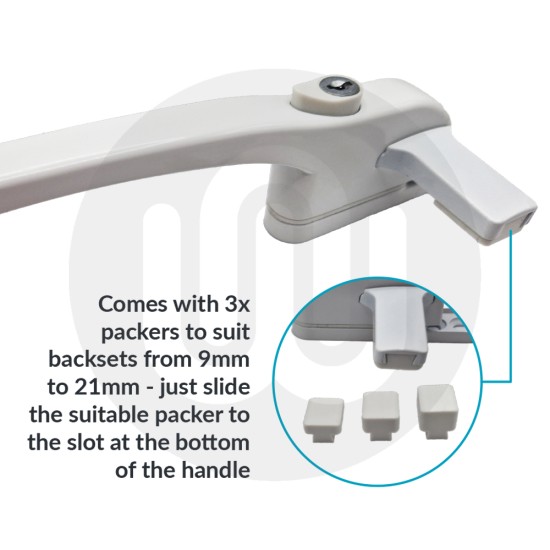 OUR LOWEST PRICE YET! 10x Simplefit Handlejammer Security Repair Window Handles