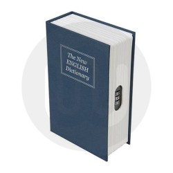 Blue Combination 3 Digit Home Safe Book Design 