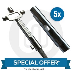 SPECIAL OFFER! 5x Breaker Snapping Bar (Budget) & Metal Lock Testing Tool Set