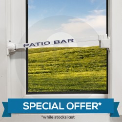 CLEARANCE OFFER! 3x Patio Security Bars