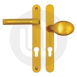 Hoppe Tokyo Asgard Unsprung Offset Lever/Pad 92PZ/70PZ Door Handle (230BP/203CRS) includes screws and spindle