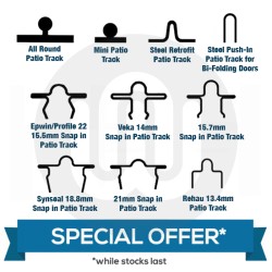 SPECIAL OFFER! 10x Popular Patio Tracks All 2.4m Long