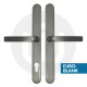 Simplefit UNI Inline Lever/Lever 95PZ/95PZ Door Handle - Extra Large Cover (296BP/variedCRS)